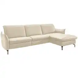 XXXLutz Ecksofa in Lederlook (vegan) Beige Angebot