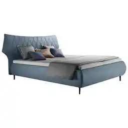 XXXLutz Polsterbett inkl. Matratze 180/200 cm in Blau Angebot