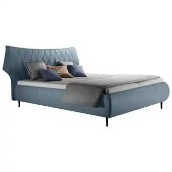 XXXLutz Polsterbett inkl. Matratze 180/200 cm in Blau Angebot
