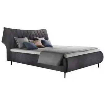 XXXLutz Polsterbett inkl. Matratze 180/200 cm in Anthrazit Angebot