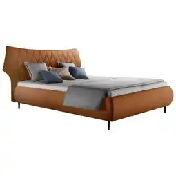 XXXLutz Polsterbett inkl. Matratze 160/200 cm in Cognac Angebot