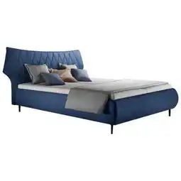 XXXLutz Polsterbett inkl. Matratze 180/200 cm in Dunkelblau Angebot