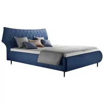 XXXLutz Polsterbett inkl. Matratze 200/200 cm in Dunkelblau Angebot