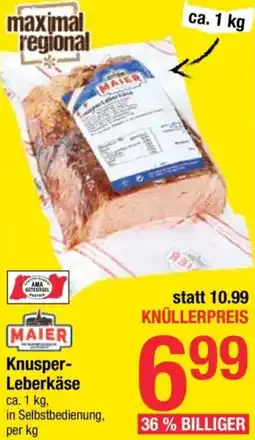 Maximarkt Knusper- Leberkäse Angebot