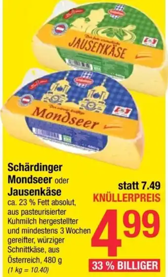 Maximarkt Mondseer oder Jausenkäse Angebot