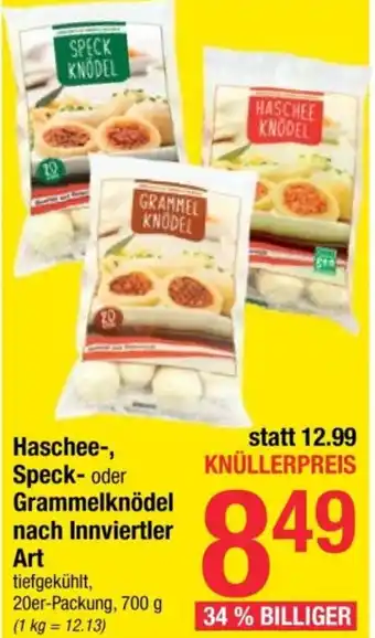Maximarkt Haschee-, Speck- oder Grammelknödel nach Innviertler Art Angebot