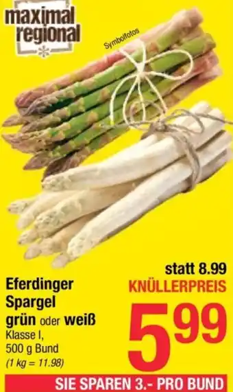 Maximarkt Eferdinger Spargel Angebot