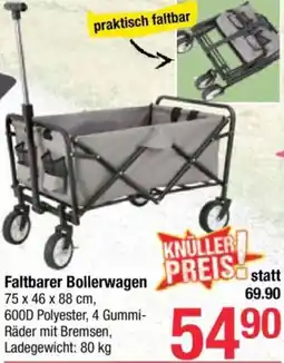 Maximarkt Faltbarer Bollerwagen Angebot