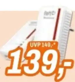 Expert Fritz! Netzwerk-Erweiterung über Stromleitung & WLAN-Router Angebot