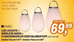 Expert Led-leuchte + wireless audio + flaschenkühler oder blumentopf Angebot