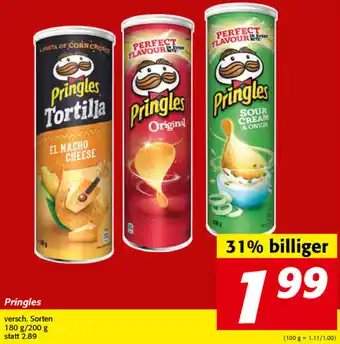 Strasser Markt Pringles 180g/200 g Angebot