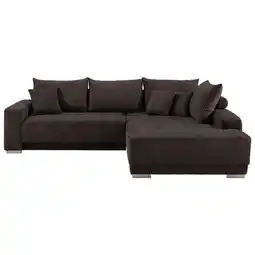 XXXLutz Ecksofa in Webstoff Dunkelbraun Angebot