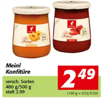 Strasser Markt Meinl Konfitüre 480 g/500 g Angebot