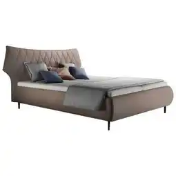 XXXLutz Polsterbett inkl. Matratze 200/200 cm in Schlammfarben Angebot