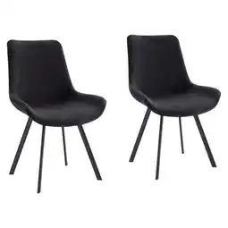 XXXLutz Stuhl-Set 2 Stück in Samt Angebot