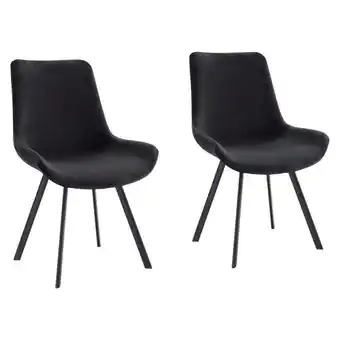XXXLutz Stuhl-Set 2 Stück in Samt Angebot