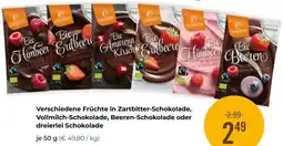 Martin Reformstark Verschiedene Früchte in Zartbitter-Schokolade, Vollmilch-Schokolade, Beeren-Schokolade oder dreierlei Schokolade Angebot