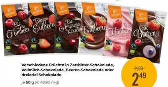 Martin Reformstark Verschiedene Früchte in Zartbitter-Schokolade, Vollmilch-Schokolade, Beeren-Schokolade oder dreierlei Schokolade Angebot