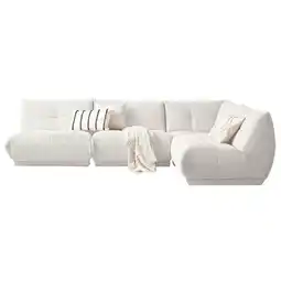 XXXLutz Ecksofa in Kord Weiß Angebot