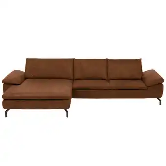 XXXLutz Ecksofa in Mikrofaser Cognac Angebot