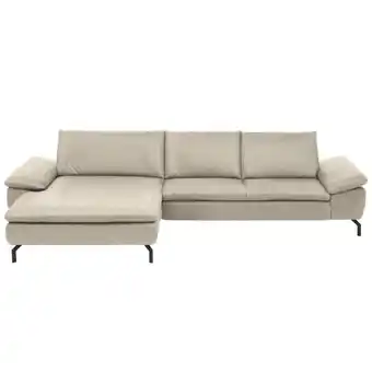 XXXLutz Ecksofa in Mikrofaser Naturfarben Angebot