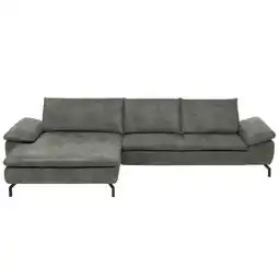 XXXLutz Ecksofa in Mikrofaser Grau Angebot
