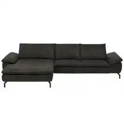 XXXLutz Ecksofa in Mikrofaser Graphitfarben Angebot