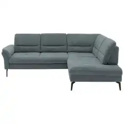 XXXLutz Ecksofa in Webstoff Blaugrau Angebot
