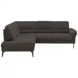 XXXLutz Ecksofa in Webstoff Dunkelbraun Angebot