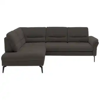 XXXLutz Ecksofa in Webstoff Dunkelbraun Angebot