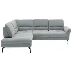 XXXLutz Ecksofa in Webstoff Hellgrau Angebot
