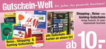Maximarkt Shopping-, Reise- oder Gaming-Gutscheine Angebot
