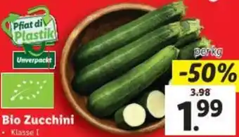 Lidl Bio Zucchini Angebot