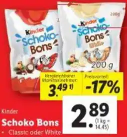 Lidl Schoko Bons Angebot