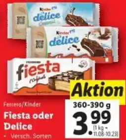 Lidl Fiesta oder Delice Angebot