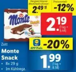 Lidl Monte Snack Angebot