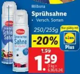 Lidl Sprühsahne Angebot