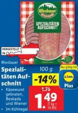 Lidl Speziali- täten Auf- schnitt Angebot