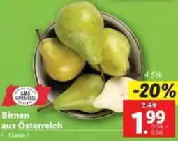 Lidl Birnen Angebot