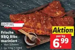 Lidl Frische BBQ Ribs mariniert Angebot
