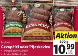Lidl Ćevapčići oder Pljeskavica Angebot