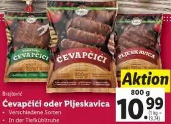 Lidl Ćevapčići oder Pljeskavica Angebot