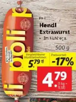 Lidl Hendl Extrawurst Angebot