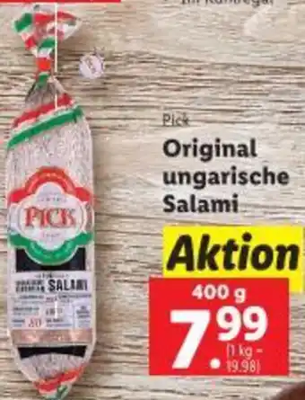 Lidl Original ungarische Salami Angebot