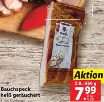 Lidl Bauchspeck heiß geräuchert Angebot