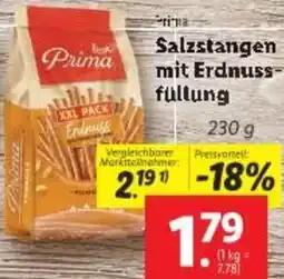 Lidl Salzstangen mit Erdnuss- füllung Angebot