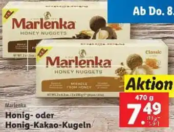 Lidl Honig- oder Honig-Kakao-Kugeln Angebot