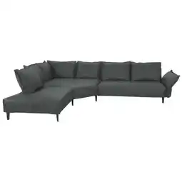 XXXLutz Ecksofa in Echtleder Anthrazit Angebot