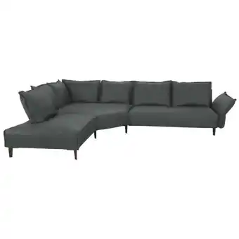 XXXLutz Ecksofa in Echtleder Anthrazit Angebot
