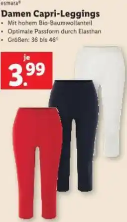 Lidl Damen Capri-Leggings Angebot